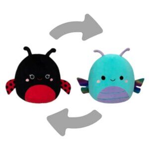 Squishmallows Flip-A-Mallows Heather the Dragonfly & Trudy the Ladybug 12 In